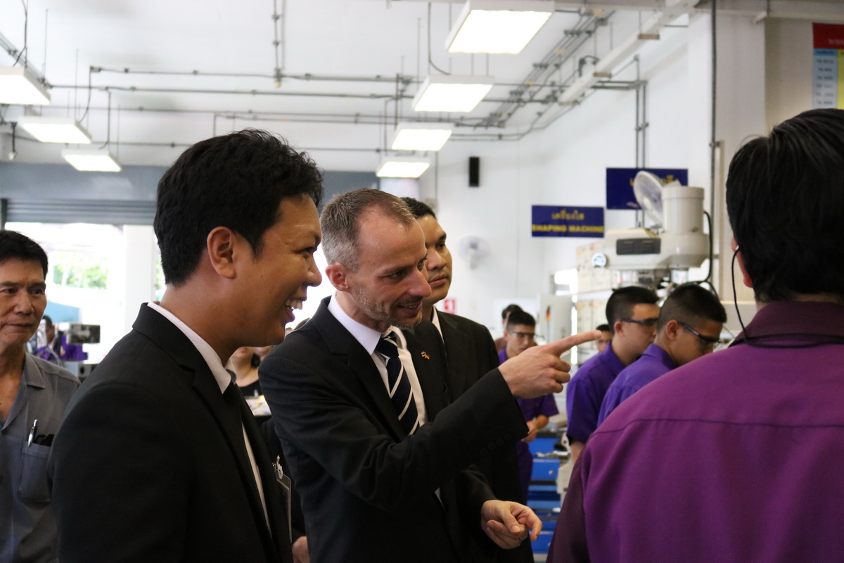 ต้อนรับคณะผู้เยี่ยมชมจากประเทศเยอรมัน — 2 พฤษภาคม 2025 — สถาบันเทคโนโลยีจิตรลดา CDTI