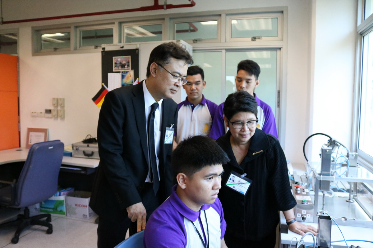 ต้อนรับคณะผู้เยี่ยมชมจากประเทศเยอรมัน — 2 พฤษภาคม 2025 — สถาบันเทคโนโลยีจิตรลดา CDTI