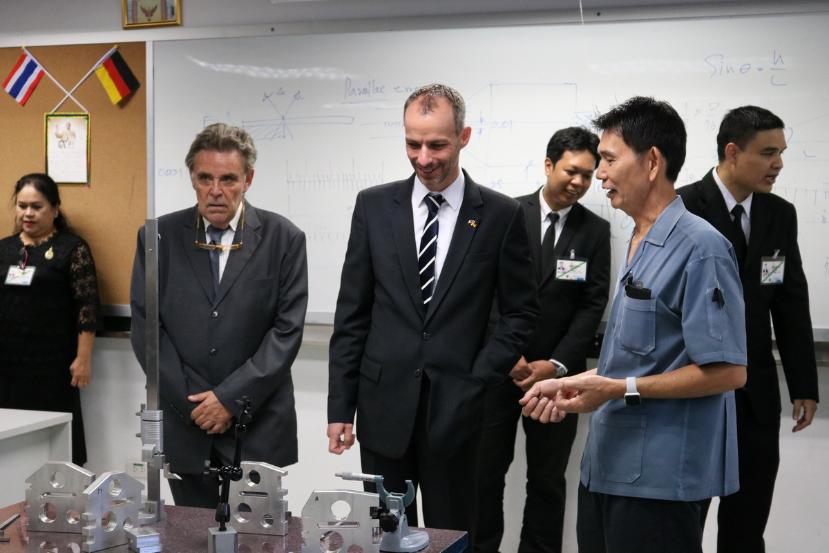 ต้อนรับคณะผู้เยี่ยมชมจากประเทศเยอรมัน — 2 พฤษภาคม 2025 — สถาบันเทคโนโลยีจิตรลดา CDTI