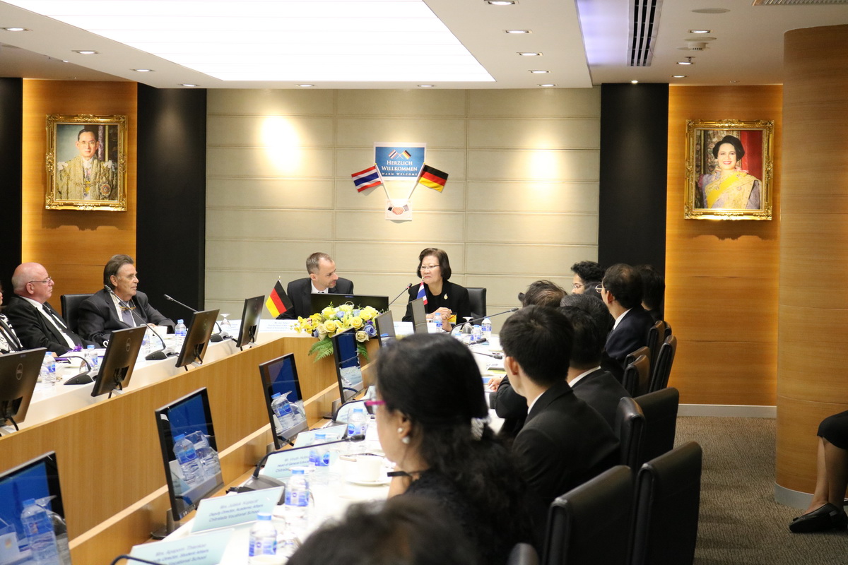 ต้อนรับคณะผู้เยี่ยมชมจากประเทศเยอรมัน — 2 พฤษภาคม 2025 — สถาบันเทคโนโลยีจิตรลดา CDTI