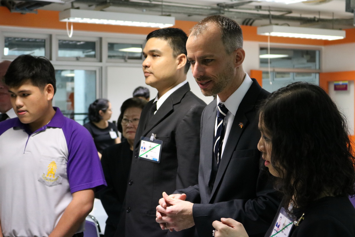 ต้อนรับคณะผู้เยี่ยมชมจากประเทศเยอรมัน — 2 พฤษภาคม 2025 — สถาบันเทคโนโลยีจิตรลดา CDTI