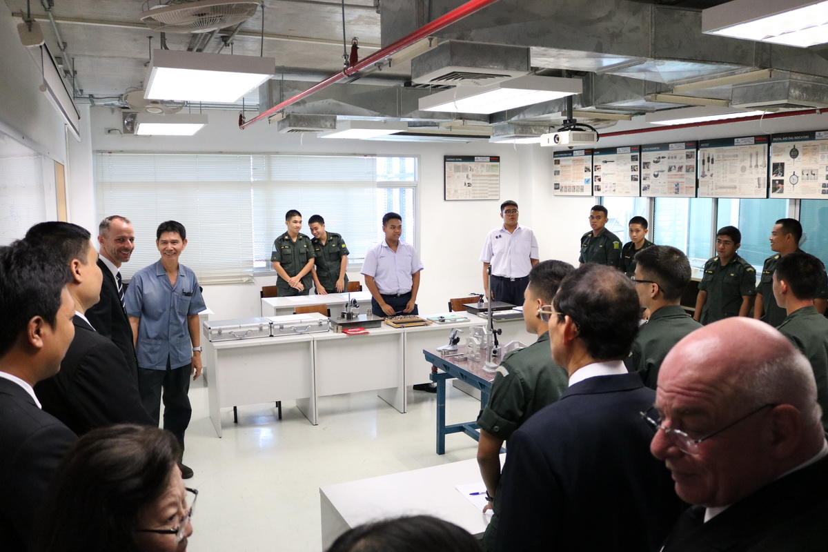 ต้อนรับคณะผู้เยี่ยมชมจากประเทศเยอรมัน — 2 พฤษภาคม 2025 — สถาบันเทคโนโลยีจิตรลดา CDTI