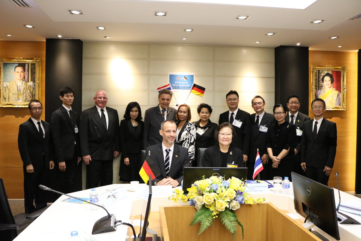 ต้อนรับคณะผู้เยี่ยมชมจากประเทศเยอรมัน — 2 พฤษภาคม 2025 — สถาบันเทคโนโลยีจิตรลดา CDTI