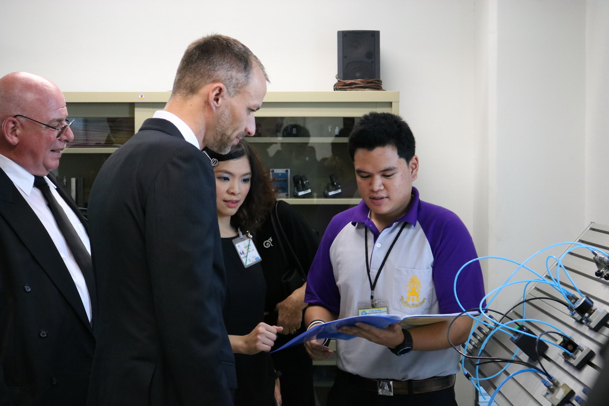 ต้อนรับคณะผู้เยี่ยมชมจากประเทศเยอรมัน — 2 พฤษภาคม 2025 — สถาบันเทคโนโลยีจิตรลดา CDTI
