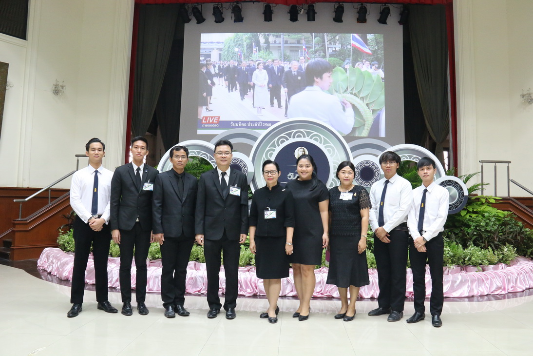วางพวงมาลาวันมหิดล — 2 พฤษภาคม 2025 — สถาบันเทคโนโลยีจิตรลดา CDTI