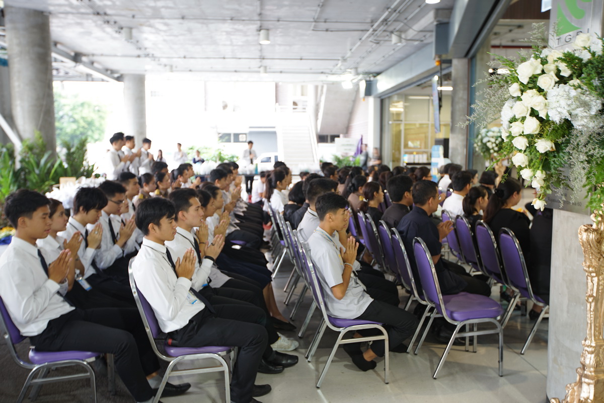 ทำบุญตักบาตรถวายเป็นพระราชกุศล — 10 พฤษภาคม 2025 — สถาบันเทคโนโลยีจิตรลดา CDTI