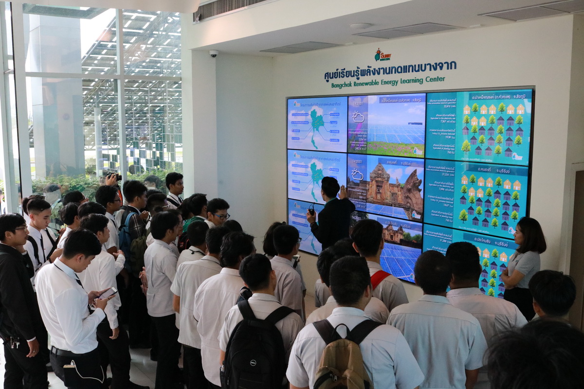 ึศึกษาดูงานศูนย์การเรียนรู้พลังงานทดแทน — 1 พฤษภาคม 2025 — สถาบันเทคโนโลยีจิตรลดา CDTI