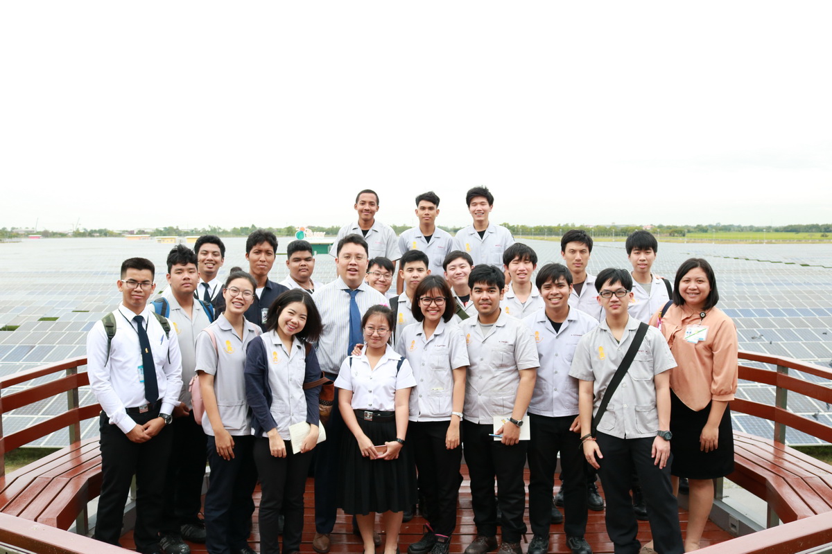 ึศึกษาดูงานศูนย์การเรียนรู้พลังงานทดแทน — 1 พฤษภาคม 2025 — สถาบันเทคโนโลยีจิตรลดา CDTI