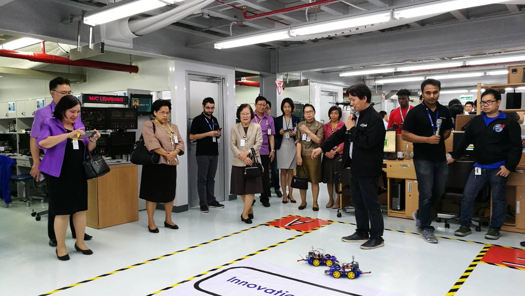 เยี่ยมชมสถานประกอบการและนักศึกษา — 1 พฤษภาคม 2025 — สถาบันเทคโนโลยีจิตรลดา CDTI