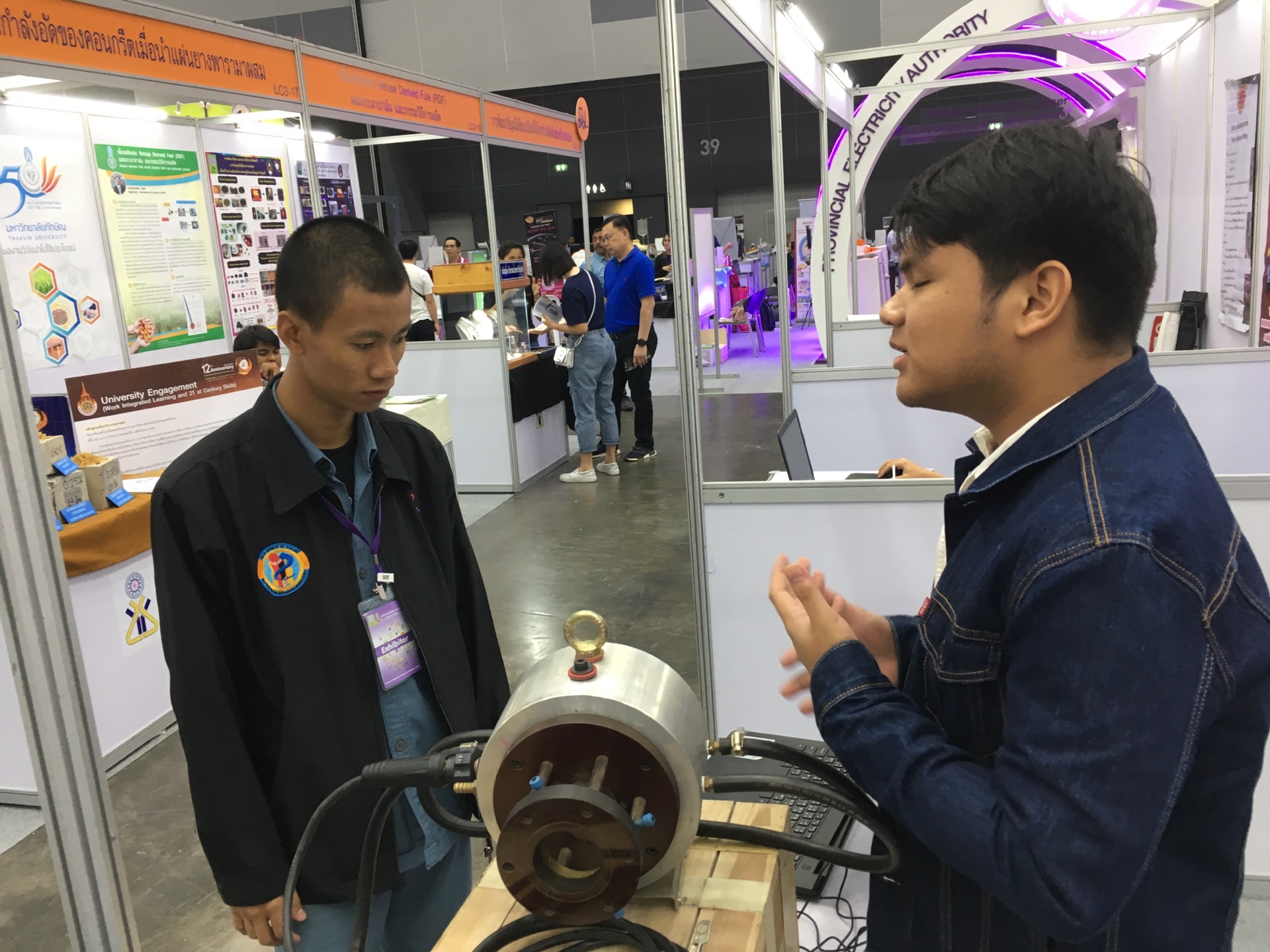 ร่วมแสดงนวัตกรรมสิ่งประดิษฐ์ — 1 พฤษภาคม 2025 — สถาบันเทคโนโลยีจิตรลดา CDTI