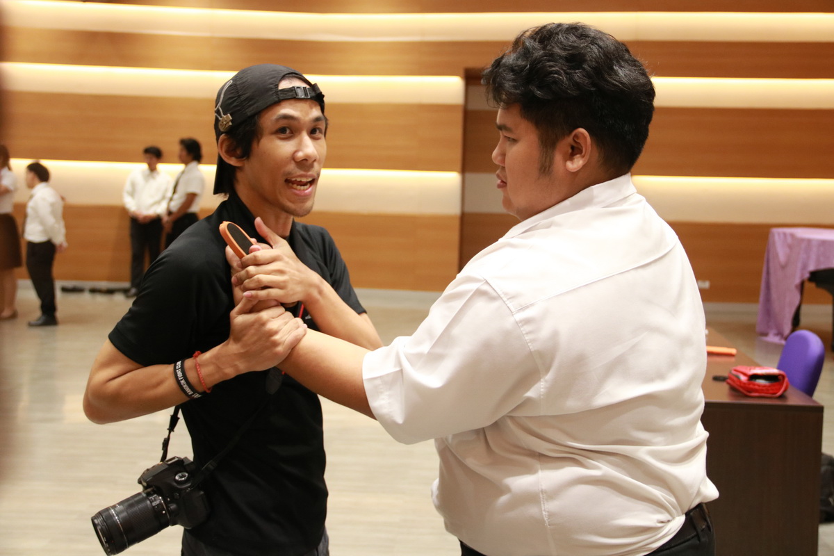 อบรมเชิงปฏิบัติการ การป้องกันตัวด้วยมือเปล่า — 1 พฤษภาคม 2025 — สถาบันเทคโนโลยีจิตรลดา CDTI