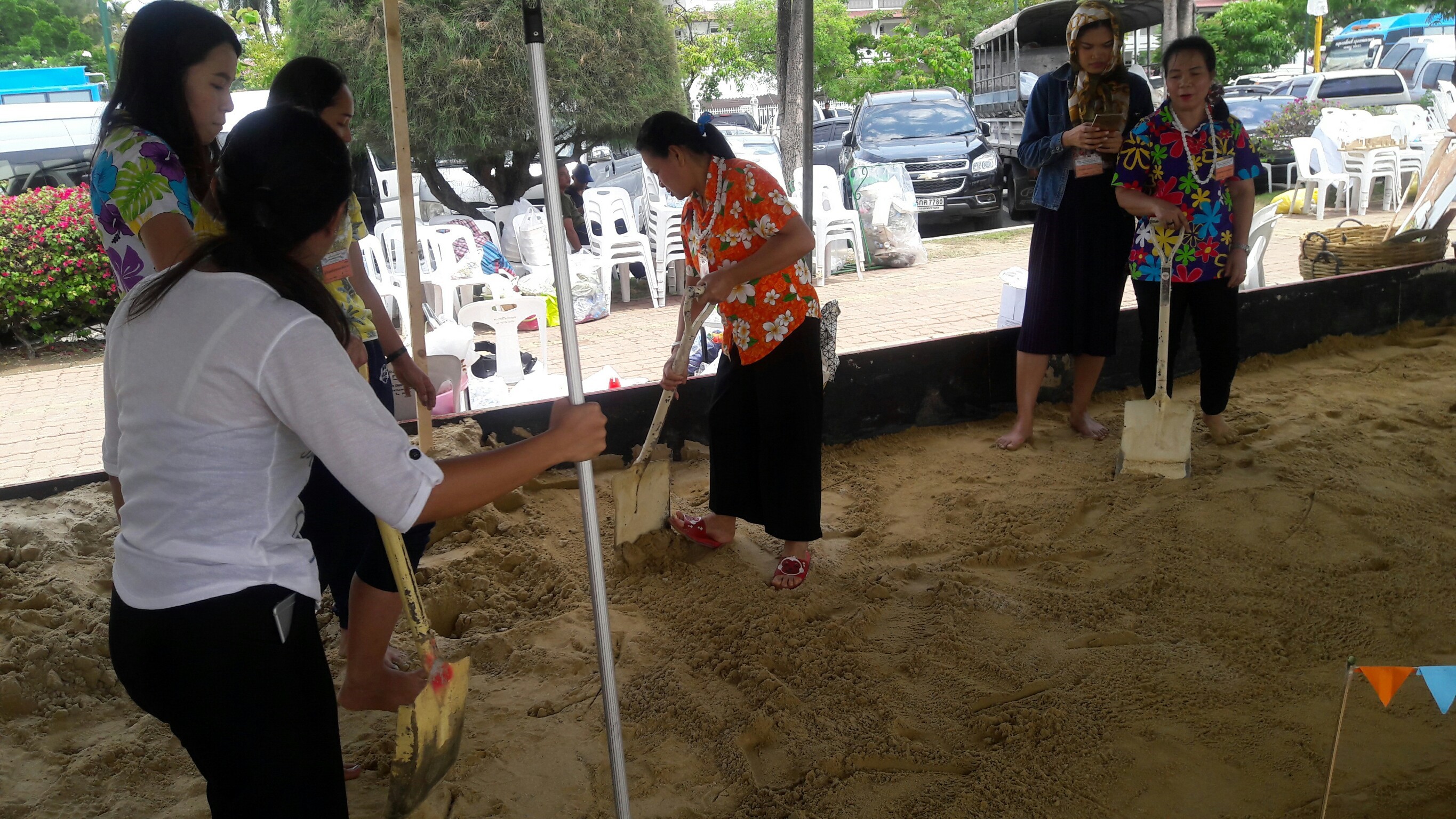 แข่งขันก่อพระเจดีย์ทราย — 1 พฤษภาคม 2025 — สถาบันเทคโนโลยีจิตรลดา CDTI