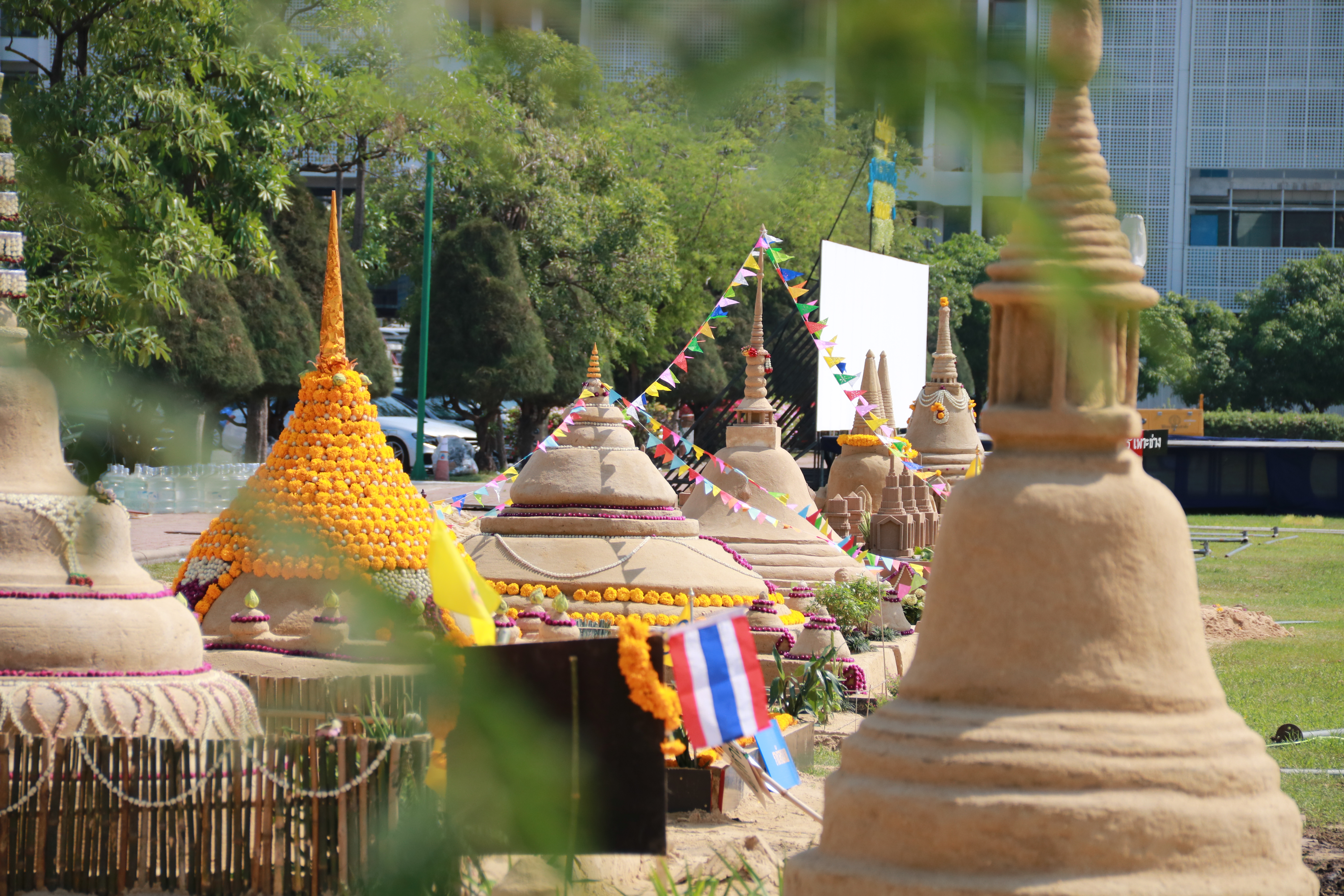 แข่งขันก่อพระเจดีย์ทราย — 1 พฤษภาคม 2025 — สถาบันเทคโนโลยีจิตรลดา CDTI