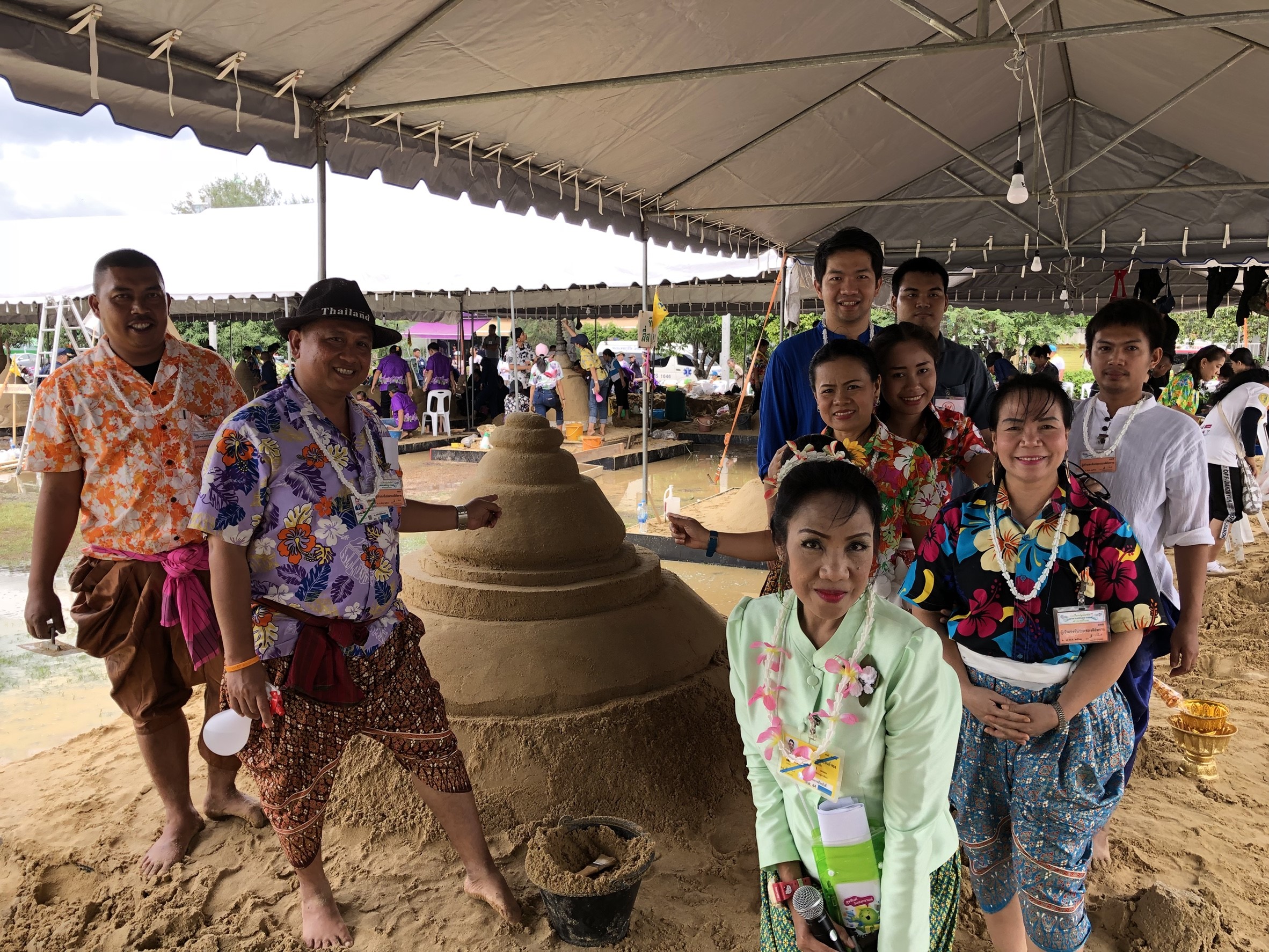 แข่งขันก่อพระเจดีย์ทราย — 1 พฤษภาคม 2025 — สถาบันเทคโนโลยีจิตรลดา CDTI