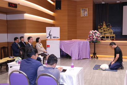อบรมการใช้เครื่องกระตุกหัวใจด้วยไฟฟ้าชนิดอัตโนมัติ (AED) — 1 พฤษภาคม 2025 — สถาบันเทคโนโลยีจิตรลดา CDTI