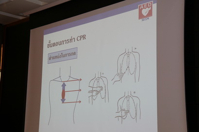 อบรมการใช้เครื่องกระตุกหัวใจด้วยไฟฟ้าชนิดอัตโนมัติ (AED) — 1 พฤษภาคม 2025 — สถาบันเทคโนโลยีจิตรลดา CDTI