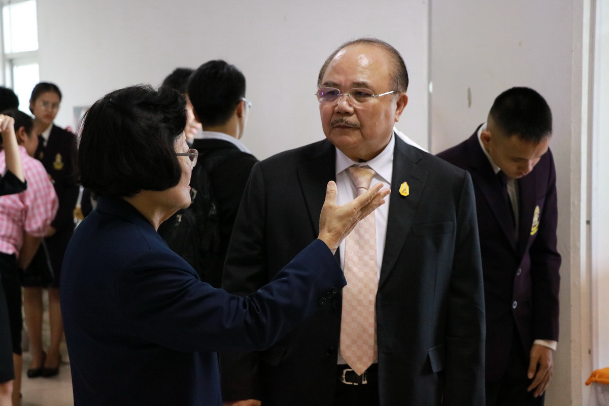 ต้อนรับคณะกรรมาธิการการศึกษาและกีฬา — 1 พฤษภาคม 2025 — สถาบันเทคโนโลยีจิตรลดา CDTI