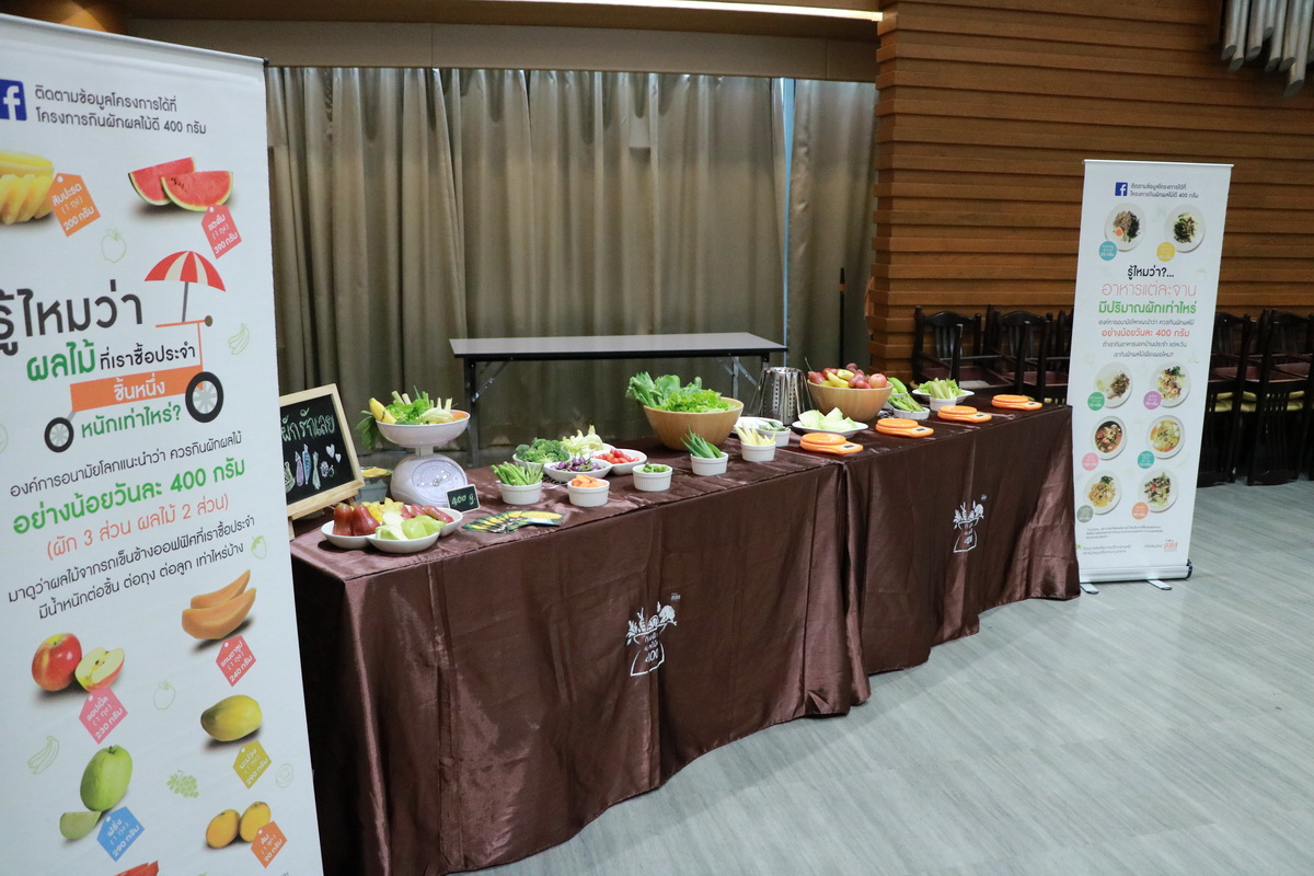 กินผักผลไม้ดี 400 กรัม — 1 พฤษภาคม 2025 — สถาบันเทคโนโลยีจิตรลดา CDTI