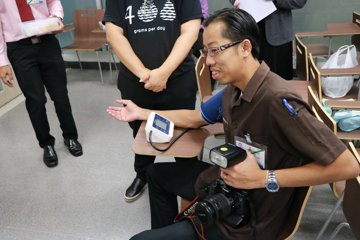 ปฐมนิเทศโครงการกินผักผลไม้ดี 400 กรัม — 1 พฤษภาคม 2025 — สถาบันเทคโนโลยีจิตรลดา CDTI