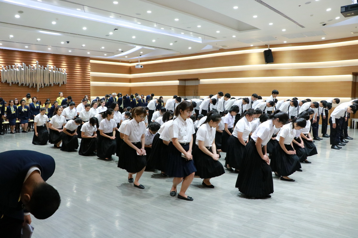 พิธีถวายพระพรชัยมงคล — 1 พฤษภาคม 2025 — สถาบันเทคโนโลยีจิตรลดา CDTI