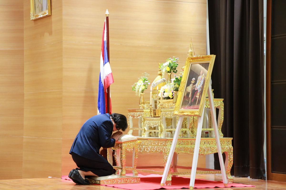 พิธีถวายพระพรชัยมงคล — 1 พฤษภาคม 2025 — สถาบันเทคโนโลยีจิตรลดา CDTI