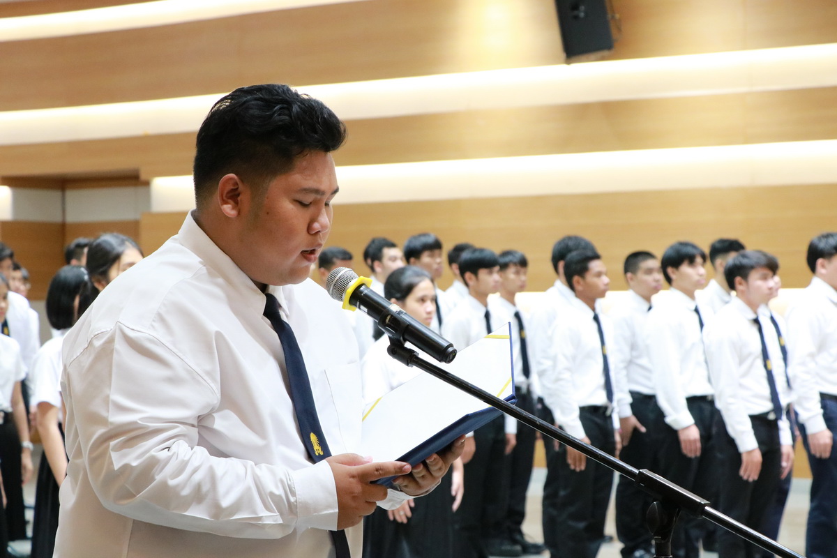 พิธีถวายพระพรชัยมงคล — 1 พฤษภาคม 2025 — สถาบันเทคโนโลยีจิตรลดา CDTI