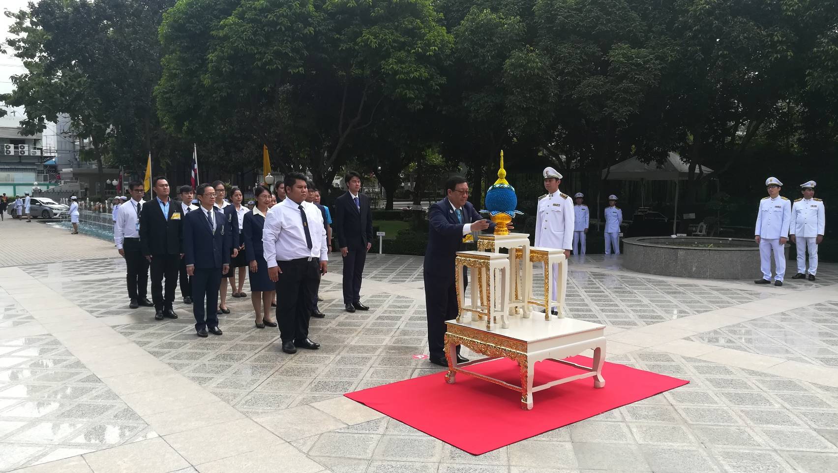 วางพานพุ่ม พระบิดาแห่งวิทยาศาสตร์ไทย — 2 พฤษภาคม 2025 — สถาบันเทคโนโลยีจิตรลดา CDTI
