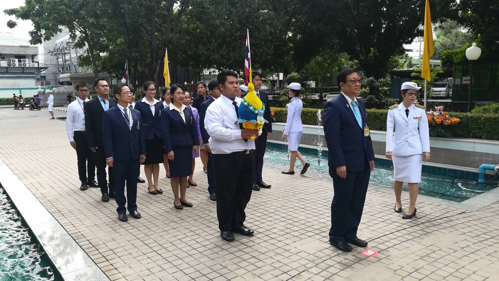 วางพานพุ่ม พระบิดาแห่งวิทยาศาสตร์ไทย — 2 พฤษภาคม 2025 — สถาบันเทคโนโลยีจิตรลดา CDTI