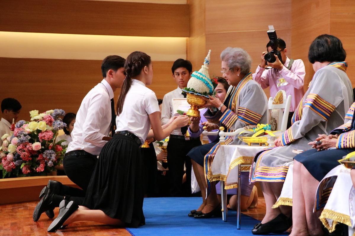 พิธีไหว้ครู ปีการศึกษา 2561 — 8 พฤษภาคม 2025 — สถาบันเทคโนโลยีจิตรลดา CDTI