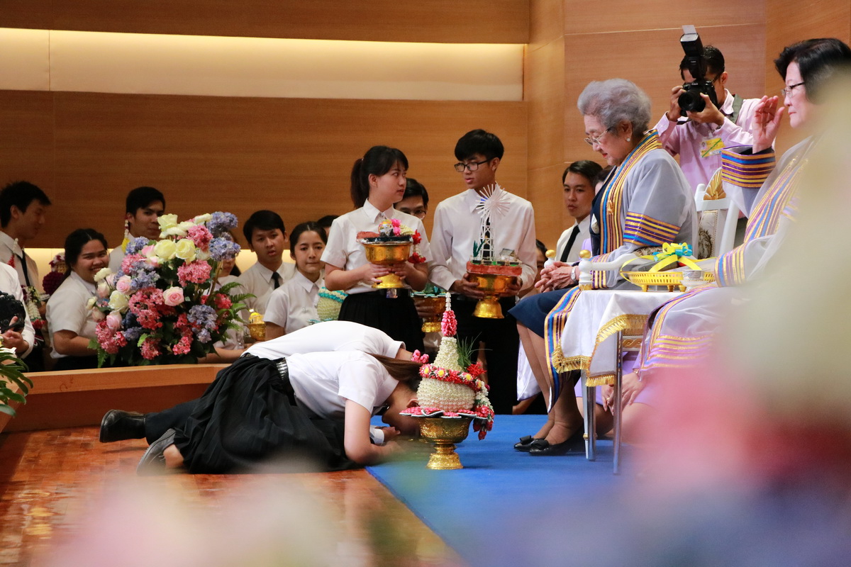 พิธีไหว้ครู ปีการศึกษา 2561 — 8 พฤษภาคม 2025 — สถาบันเทคโนโลยีจิตรลดา CDTI