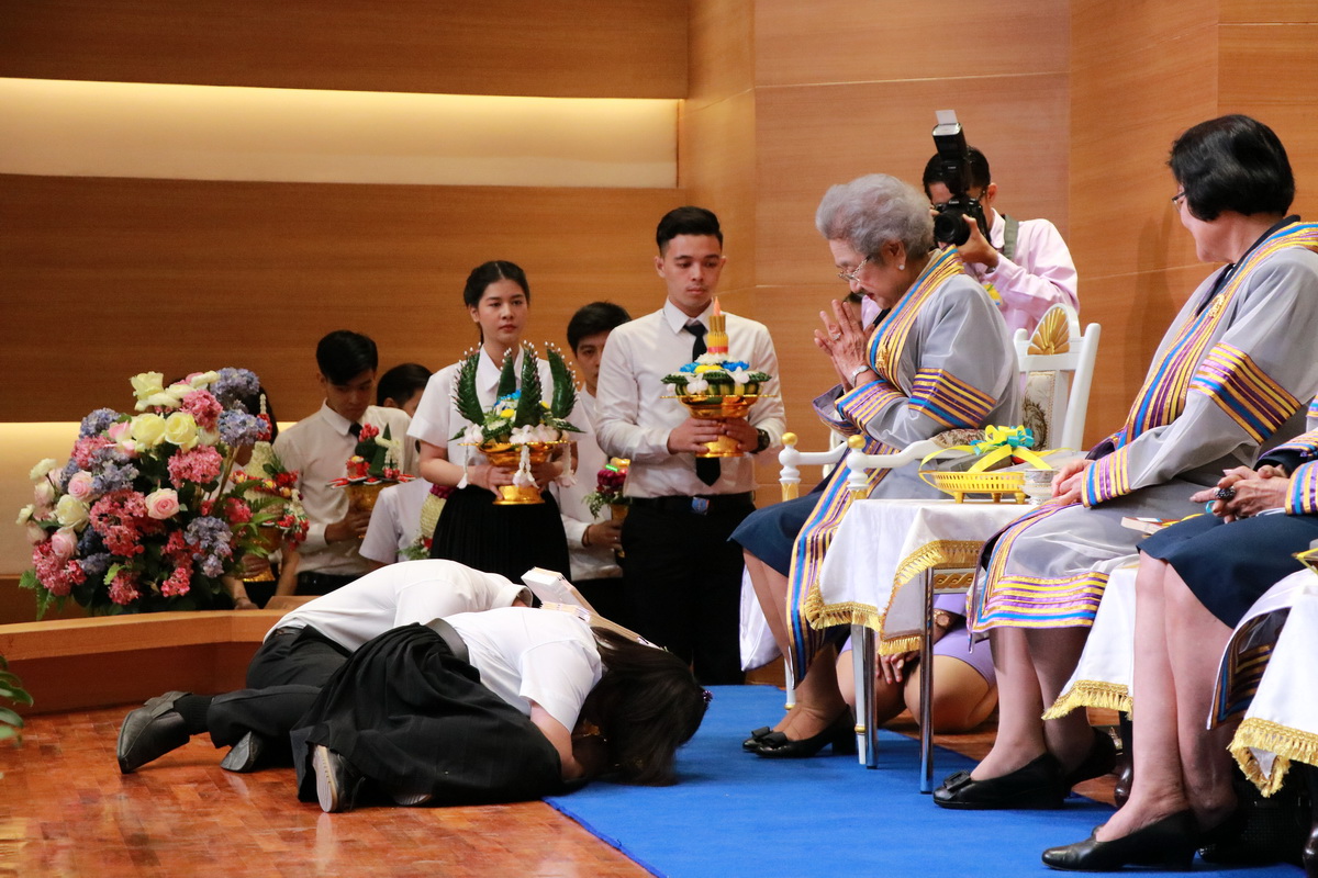 พิธีไหว้ครู ปีการศึกษา 2561 — 8 พฤษภาคม 2025 — สถาบันเทคโนโลยีจิตรลดา CDTI