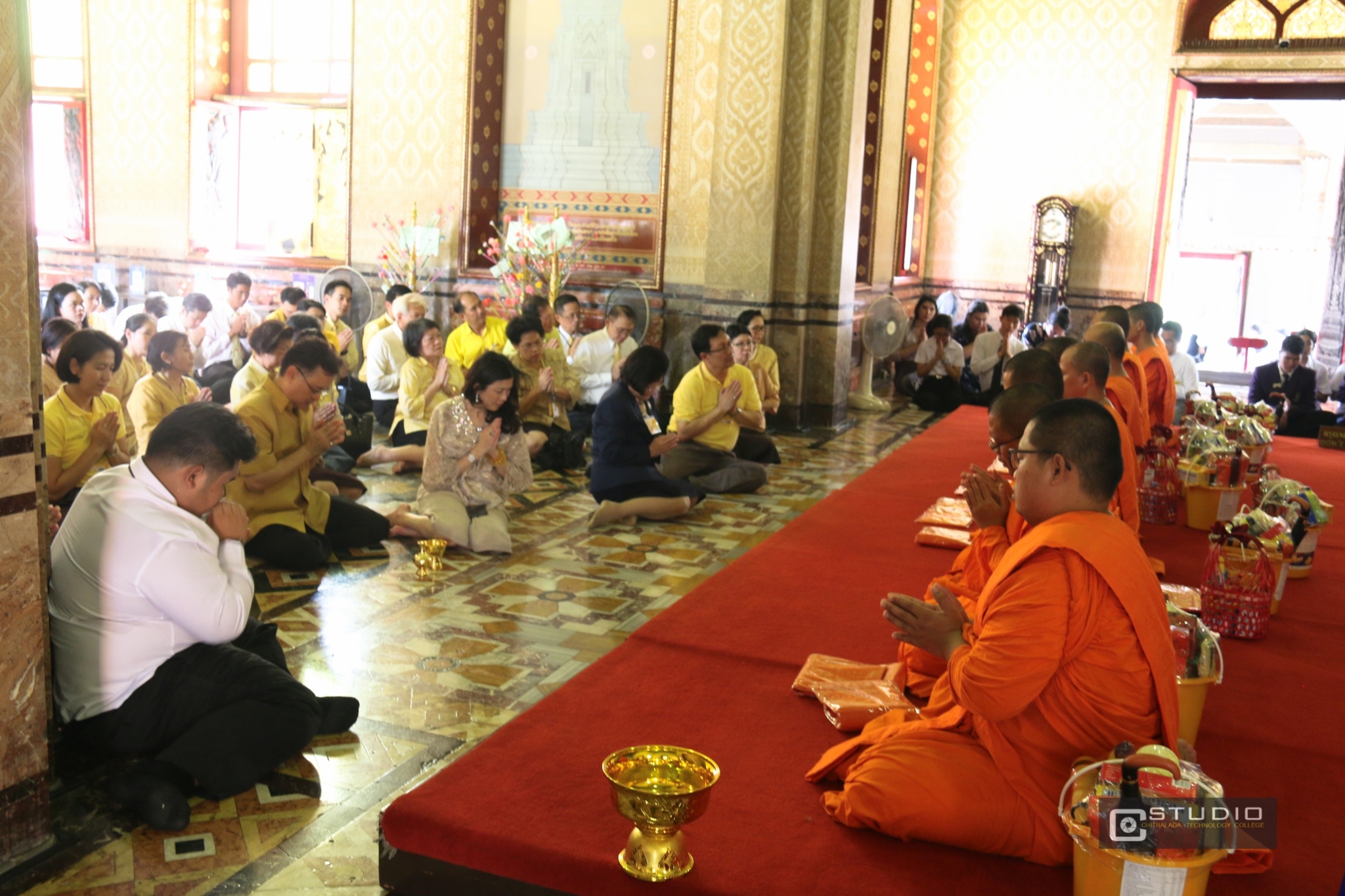 พิธีทำบุญอุทิศถวายเป็นพระราชกุศล — 2 พฤษภาคม 2025 — สถาบันเทคโนโลยีจิตรลดา CDTI