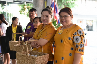 ตักบาตรวันมาฆบูชา — 21 พฤษภาคม 2025 — สถาบันเทคโนโลยีจิตรลดา CDTI
