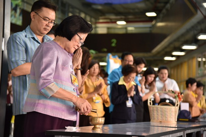 ตักบาตรวันมาฆบูชา — 21 พฤษภาคม 2025 — สถาบันเทคโนโลยีจิตรลดา CDTI