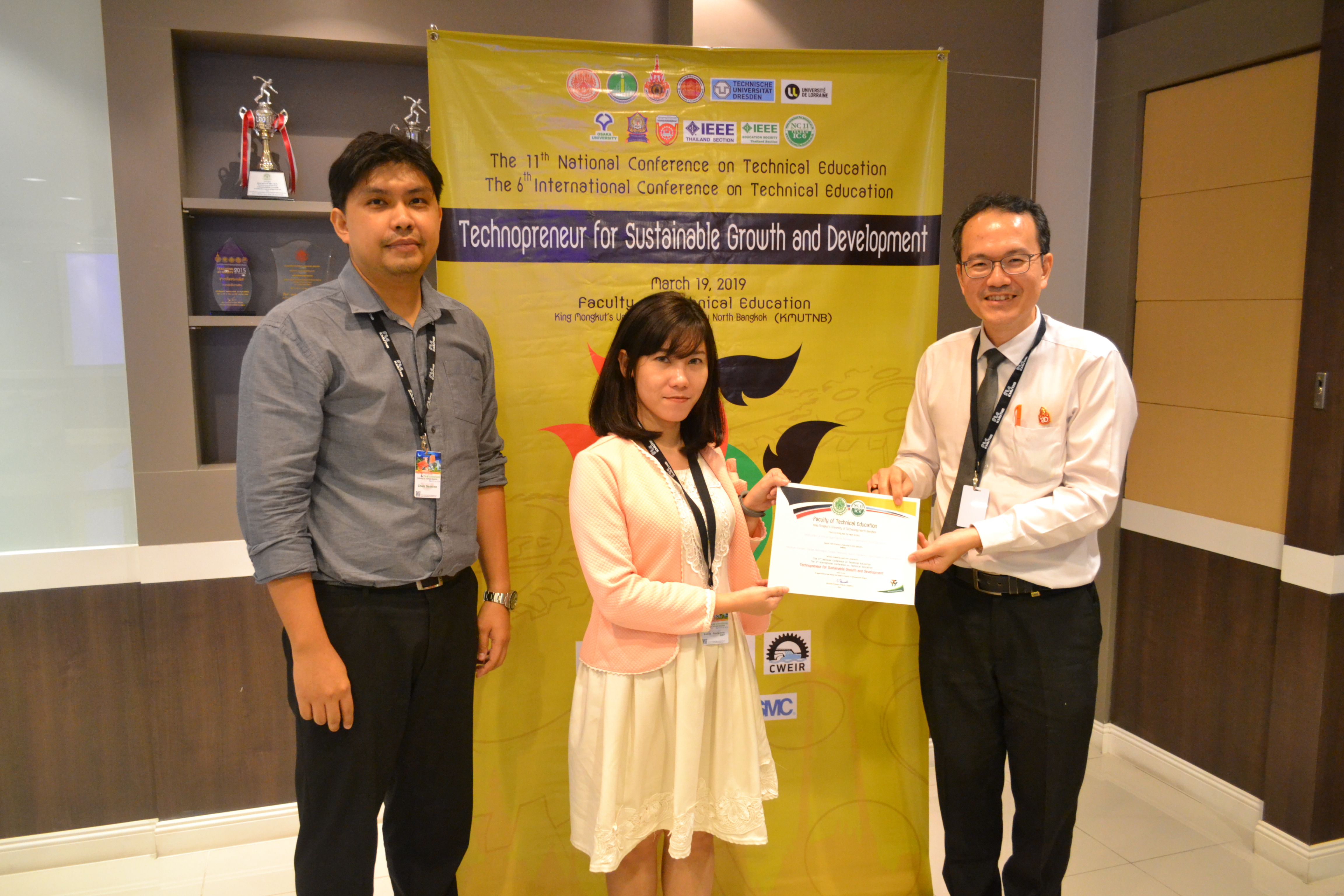 นำเสนอผลงานทางวิชาการในงาน The 6th International Conference on Technical Education — 2 พฤษภาคม 2025 — สถาบันเทคโนโลยีจิตรลดา CDTI