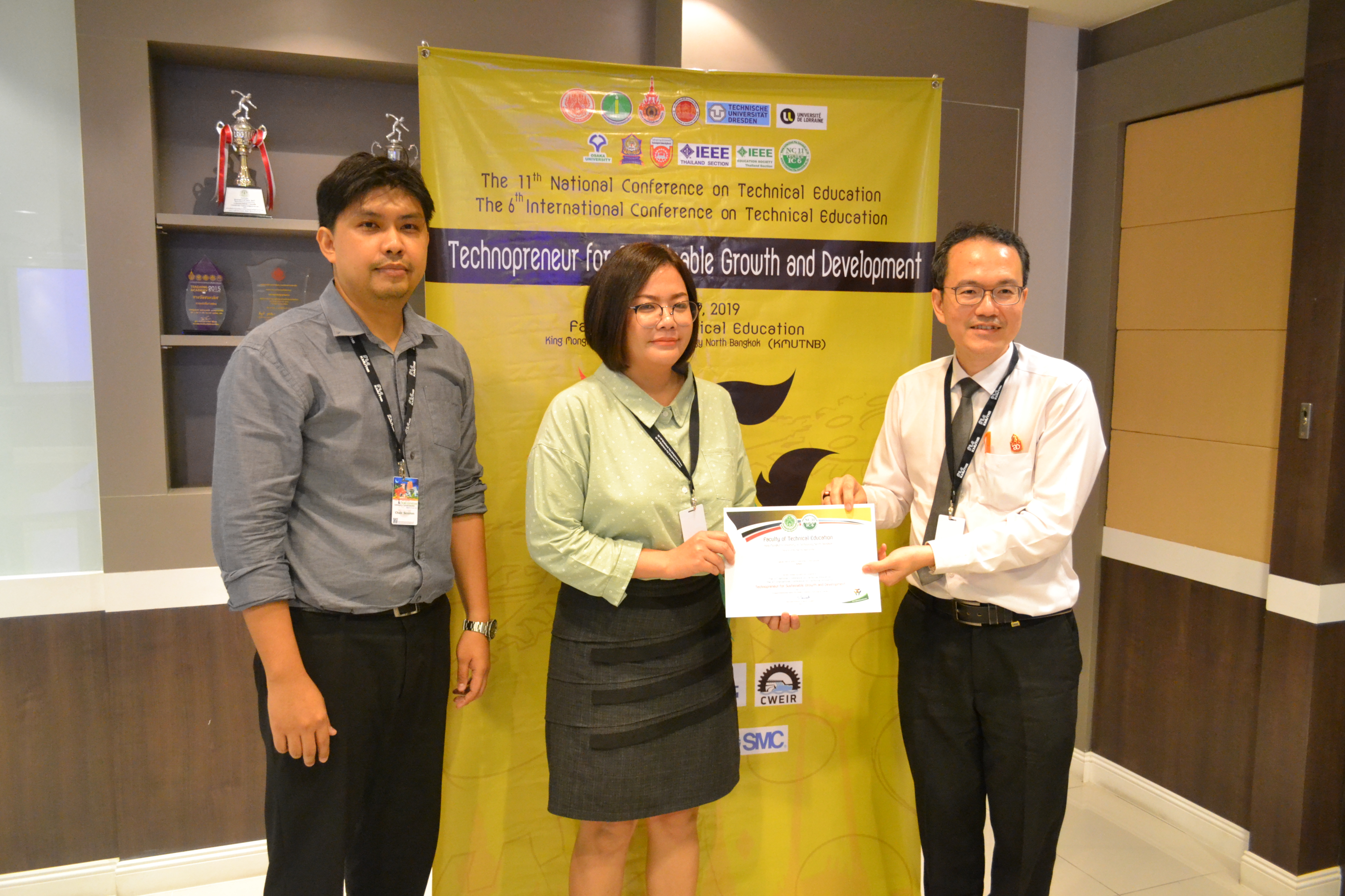 นำเสนอผลงานทางวิชาการในงาน The 6th International Conference on Technical Education — 2 พฤษภาคม 2025 — สถาบันเทคโนโลยีจิตรลดา CDTI