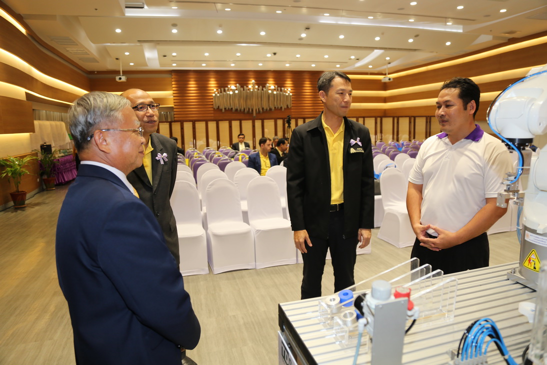 จัดการแข่งขัน การควบคุมหุ่นยนต์และระบบอัตโนมัติ — 2 พฤษภาคม 2025 — สถาบันเทคโนโลยีจิตรลดา CDTI