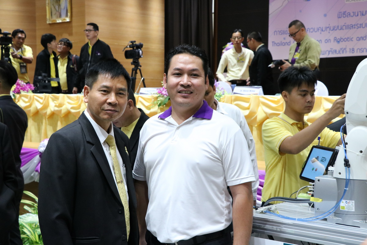 จัดการแข่งขัน การควบคุมหุ่นยนต์และระบบอัตโนมัติ — 2 พฤษภาคม 2025 — สถาบันเทคโนโลยีจิตรลดา CDTI