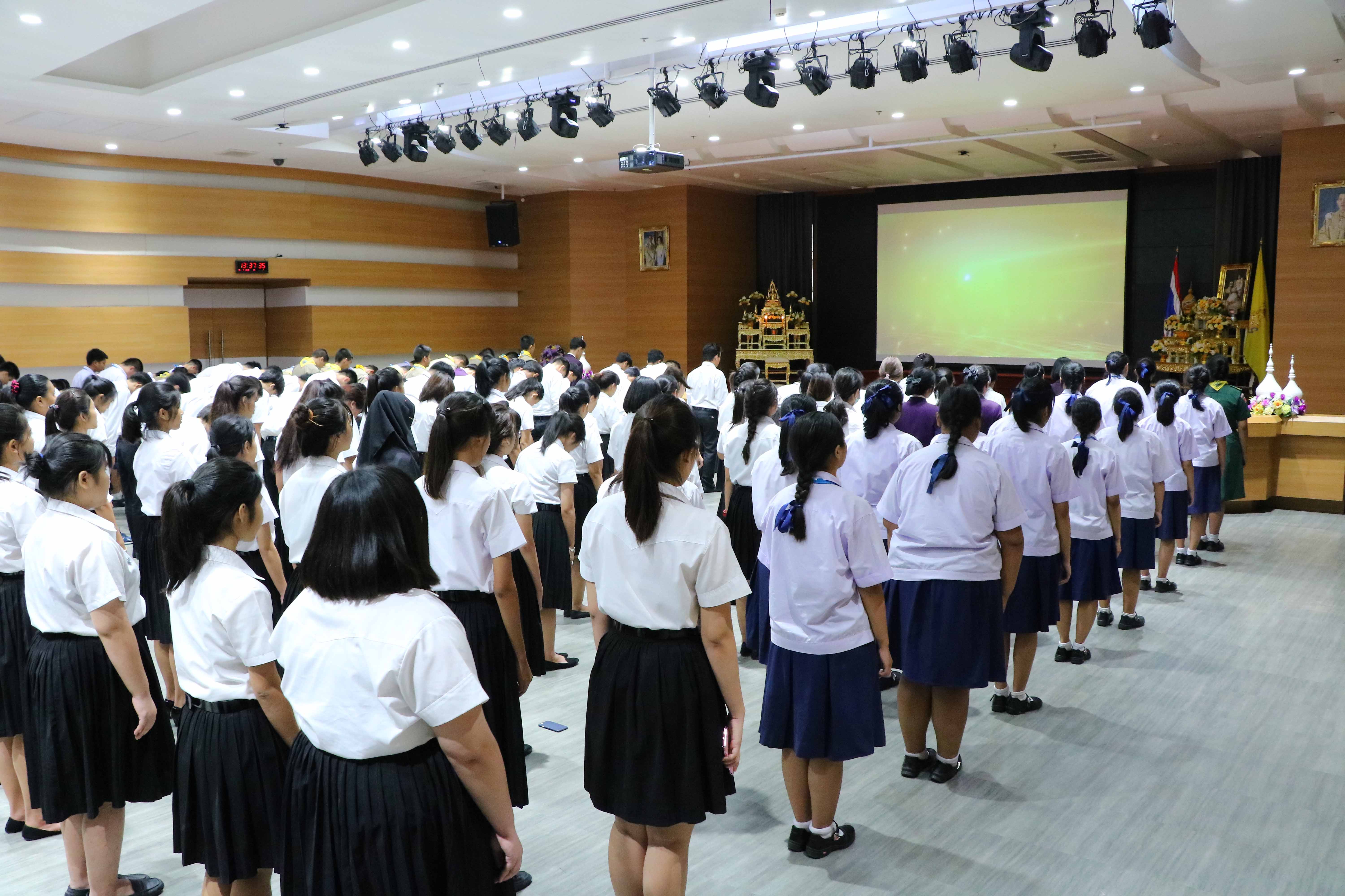 ถวายพระพรชัยมงคลพระบาทสมเด็จพระเจ้าอยู่หัว — 2 พฤษภาคม 2025 — สถาบันเทคโนโลยีจิตรลดา CDTI