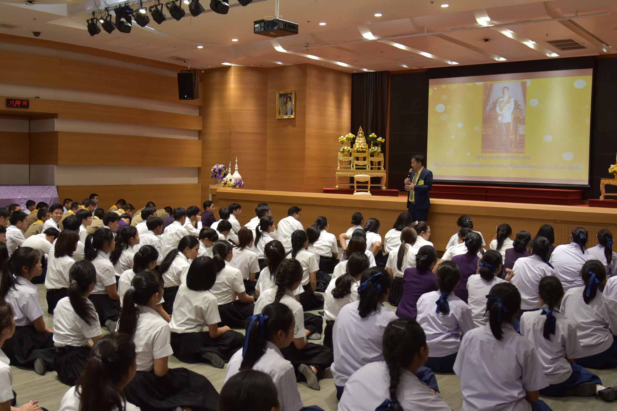 ถวายพระพรชัยมงคลพระบาทสมเด็จพระเจ้าอยู่หัว — 2 พฤษภาคม 2025 — สถาบันเทคโนโลยีจิตรลดา CDTI