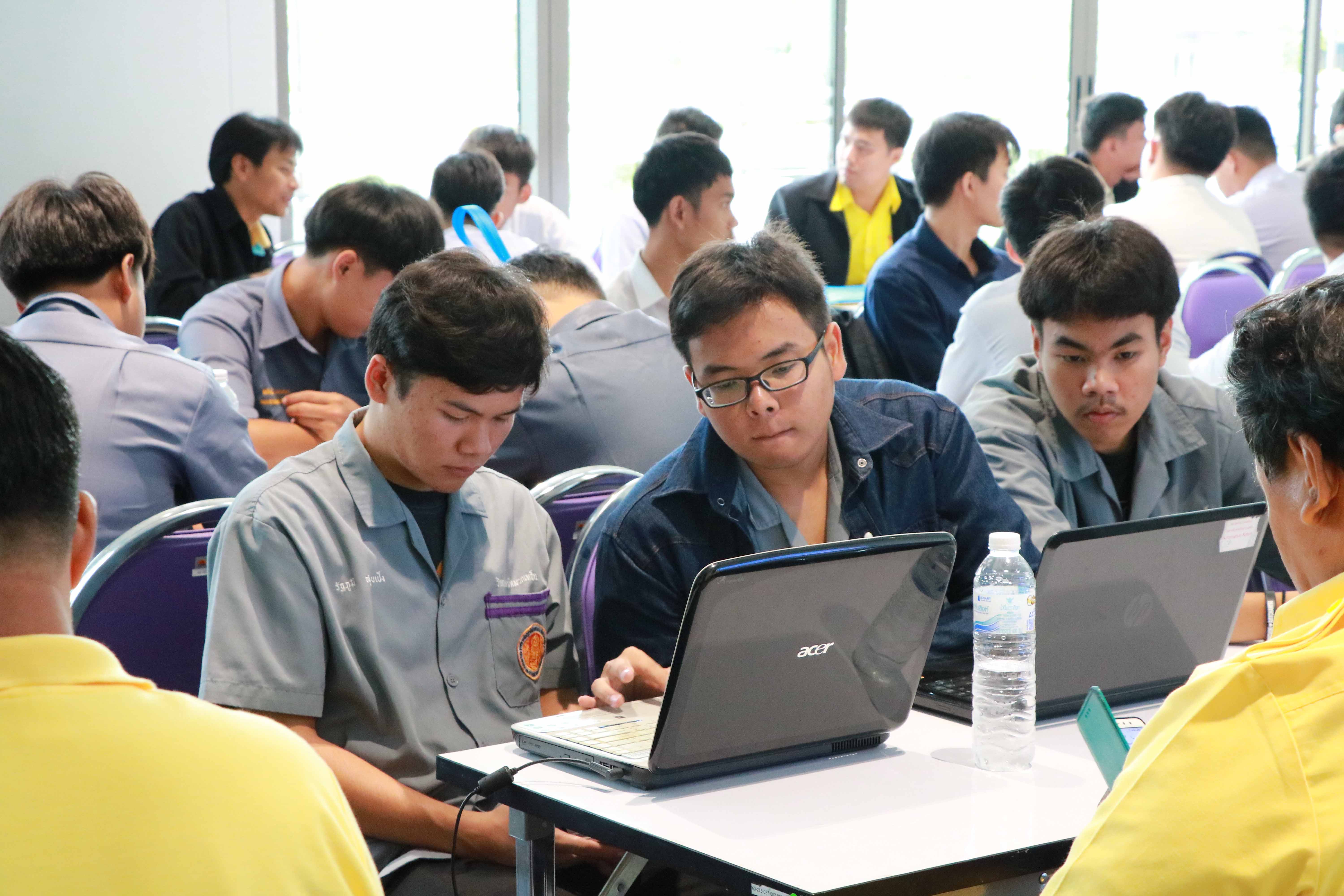 อบรมการแข่งกันควบคุมระบบอัตโนมัติในอุตสาหกรรม 4.0 สัปดาห์แรก — 2 พฤษภาคม 2025 — สถาบันเทคโนโลยีจิตรลดา CDTI