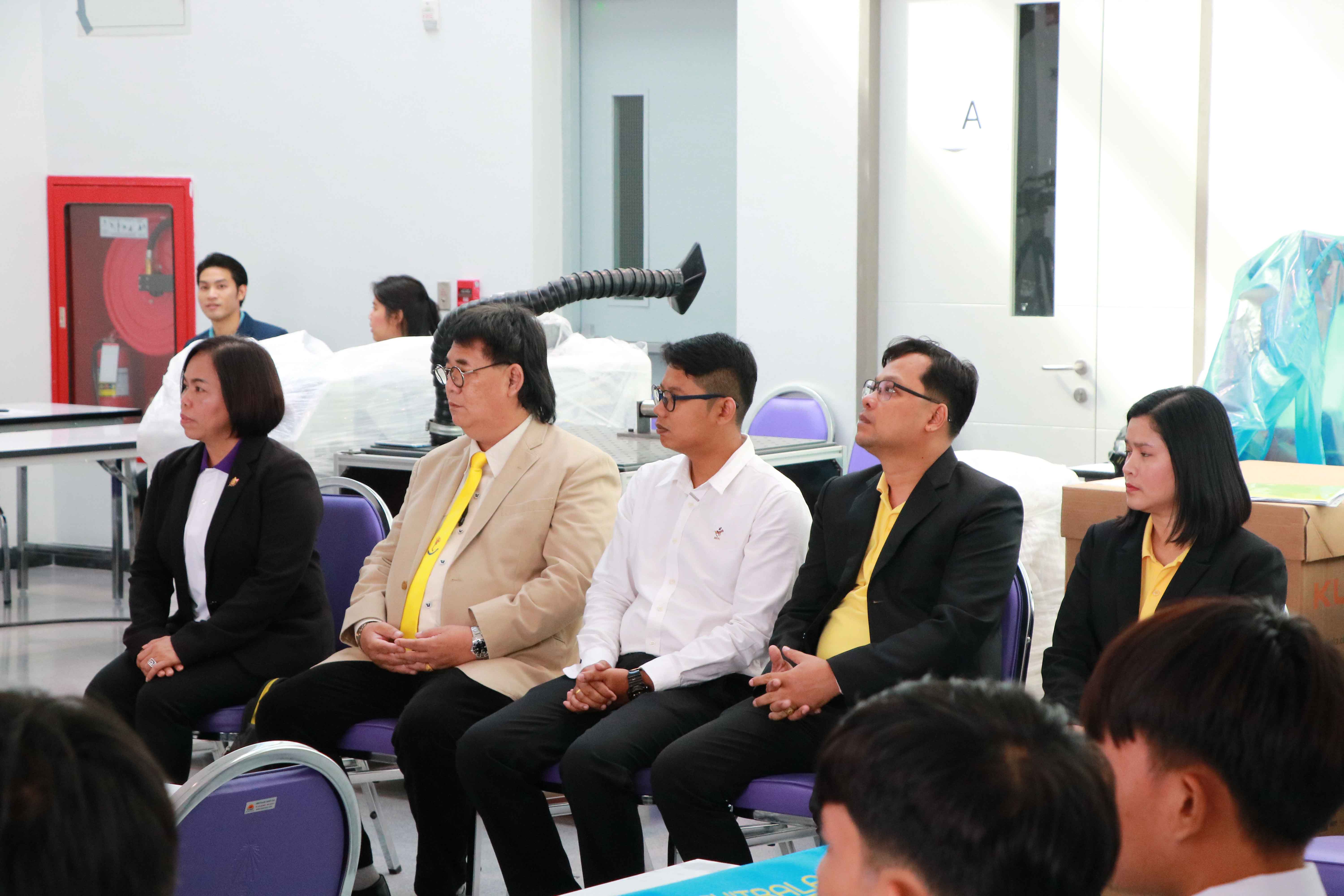 ต้อนรับคณะอบรมควบคุมหุ่นยนต์ — 2 พฤษภาคม 2025 — สถาบันเทคโนโลยีจิตรลดา CDTI