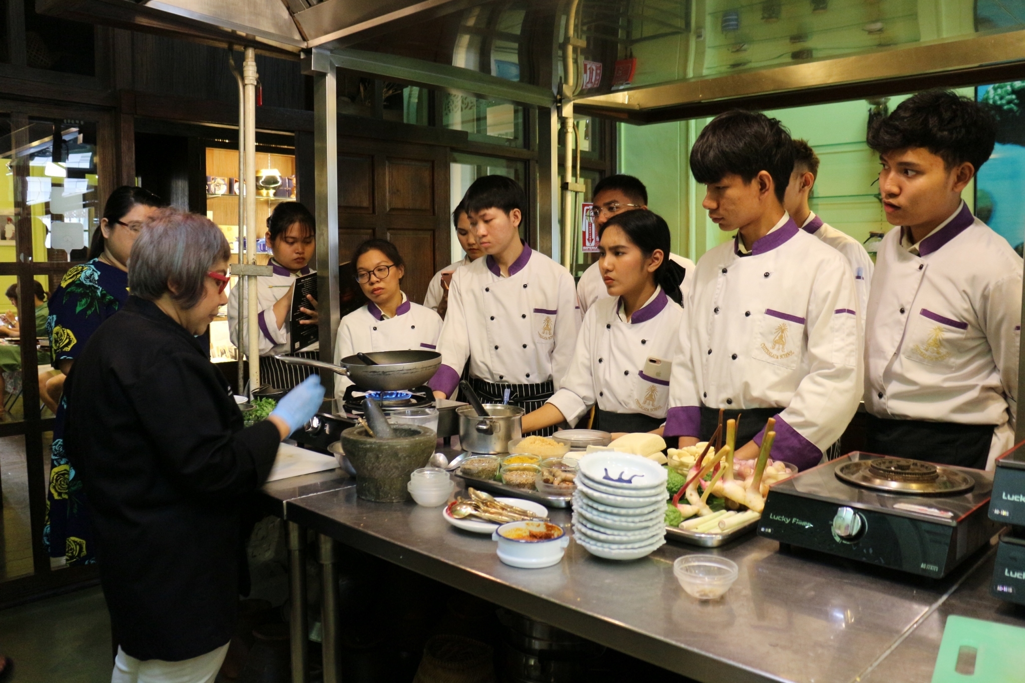 ศึกษาบูรณาการนอกสถานที่ ในหัวข้อ Concept การเปิดร้านอาหารไทย — 2 พฤษภาคม 2025 — สถาบันเทคโนโลยีจิตรลดา CDTI