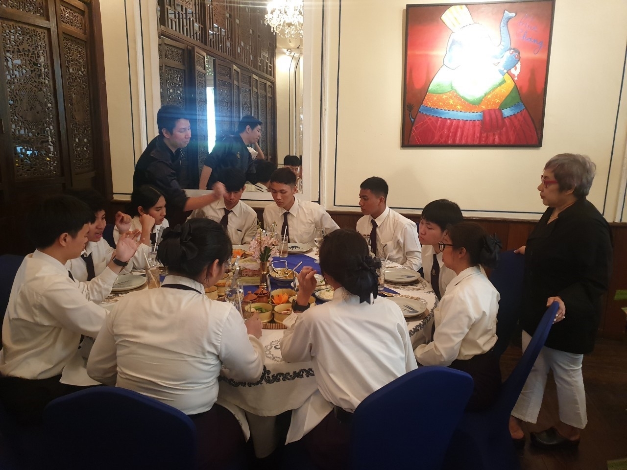 ศึกษาบูรณาการนอกสถานที่ ในหัวข้อ Concept การเปิดร้านอาหารไทย — 2 พฤษภาคม 2025 — สถาบันเทคโนโลยีจิตรลดา CDTI