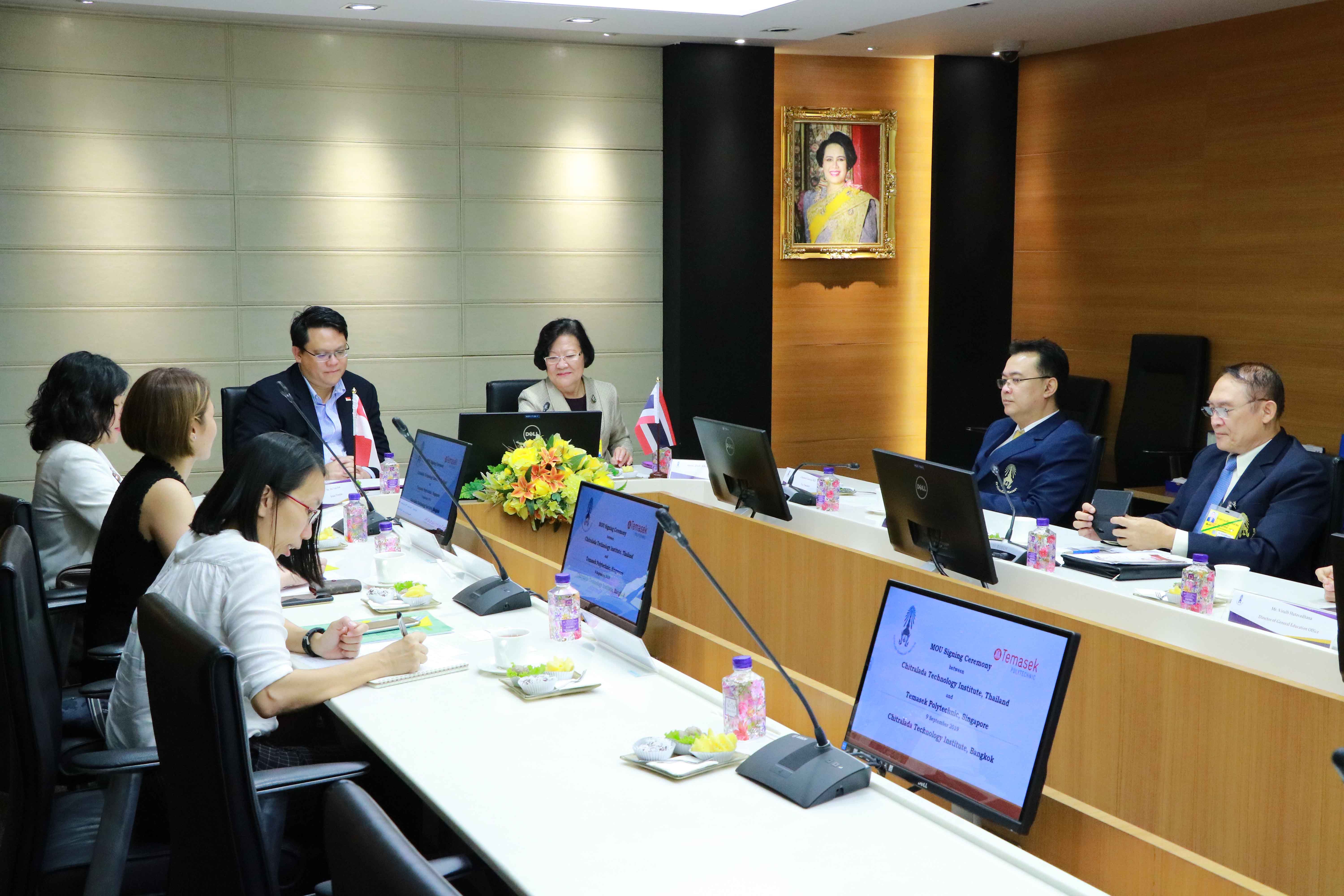 พิธีลงนามบันทึกความเข้าใจด้านความร่วมมือด้านวิชาการและการศึกษา — 2 พฤษภาคม 2025 — สถาบันเทคโนโลยีจิตรลดา CDTI