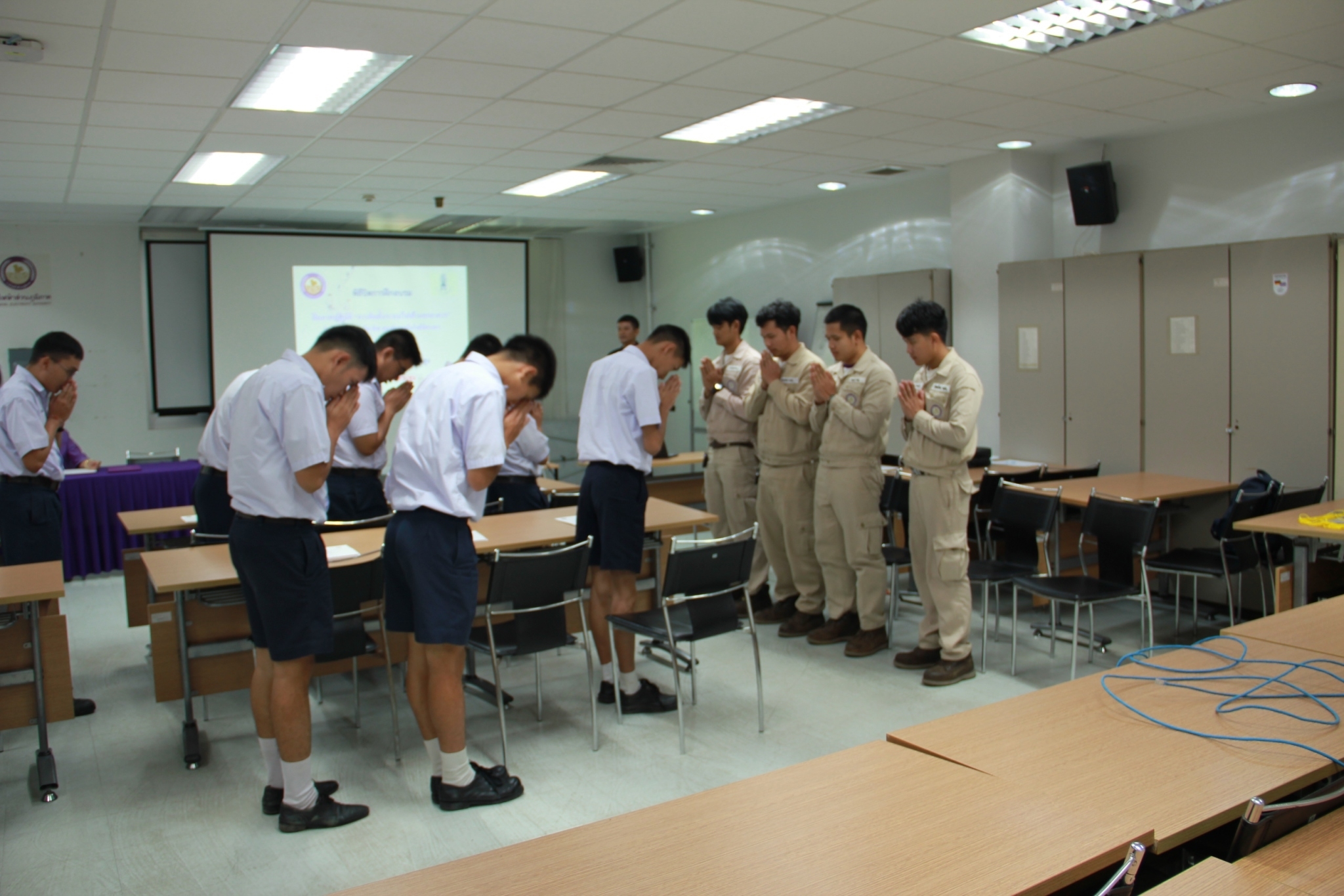 พิธีปิดการฝึกอบรมและสอบภาคปฏิบัติการติดตั้งไฟฟ้า — 8 พฤษภาคม 2025 — สถาบันเทคโนโลยีจิตรลดา CDTI