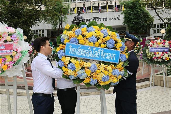 วางพวงมาลา — 1 พฤษภาคม 2025 — สถาบันเทคโนโลยีจิตรลดา CDTI