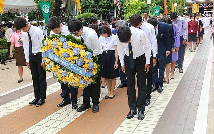 วางพวงมาลา — 1 พฤษภาคม 2025 — สถาบันเทคโนโลยีจิตรลดา CDTI