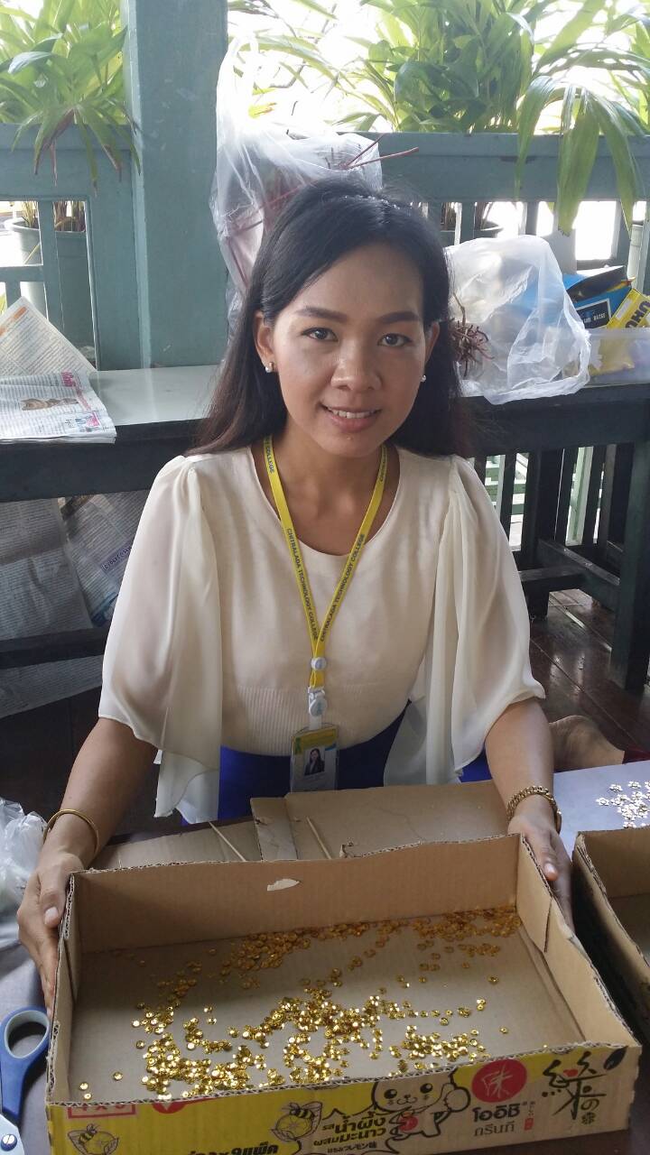 งานดอกไม้เครื่องสดในงานพระราชพิธีพระราชทานเพลิงพระศพ — 1 พฤษภาคม 2025 — สถาบันเทคโนโลยีจิตรลดา CDTI