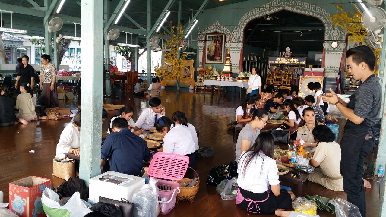 งานดอกไม้เครื่องสดในงานพระราชพิธีพระราชทานเพลิงพระศพ — 1 พฤษภาคม 2025 — สถาบันเทคโนโลยีจิตรลดา CDTI